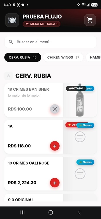 Carta digital de PointSeller: el cliente pide desde la mesa escaneando un código QR
